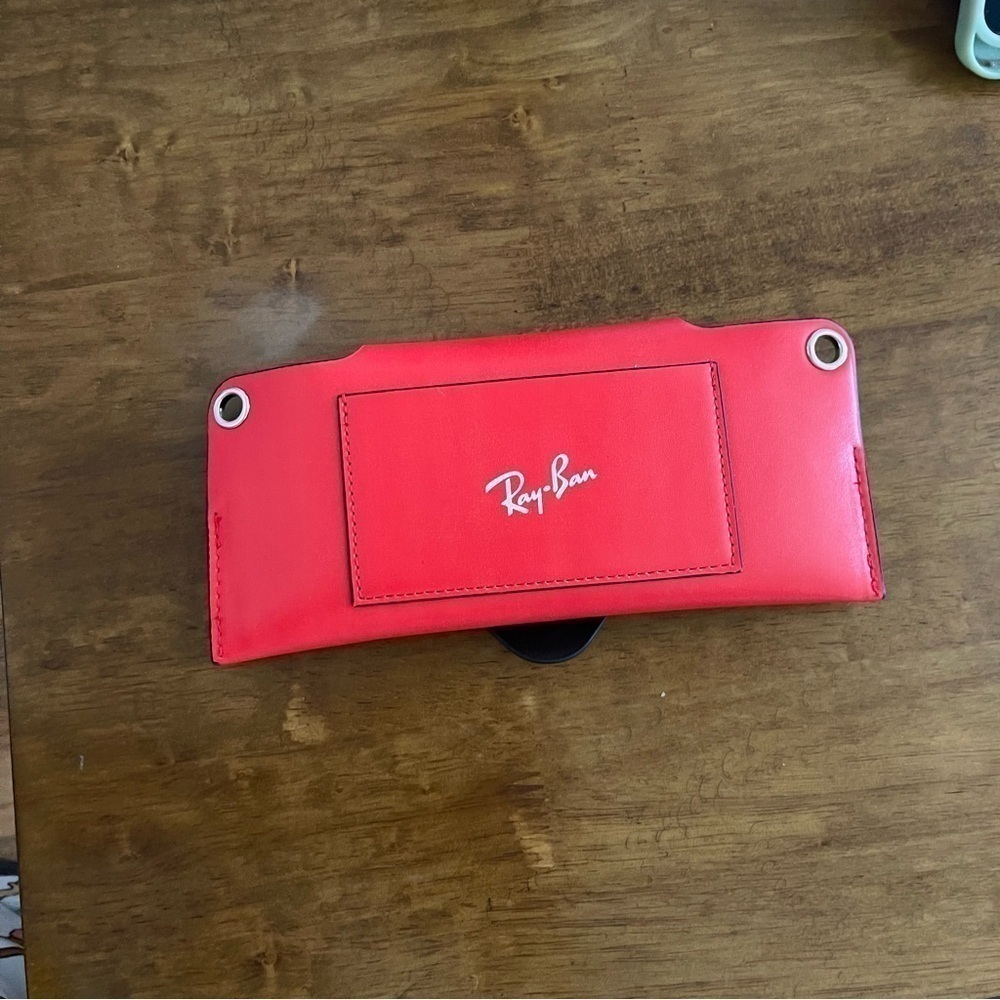 New ray ban red crossbody bag